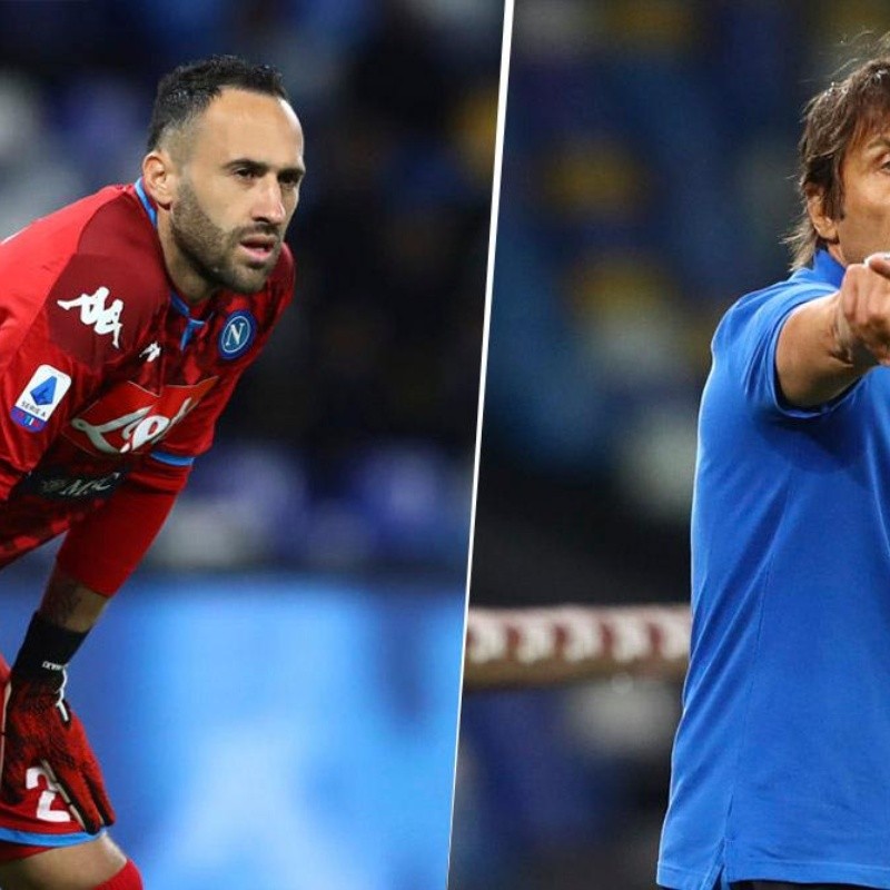 Antonio Conte se rinde a los pies de Ospina: "Salvó todo... De lejos, la figura"