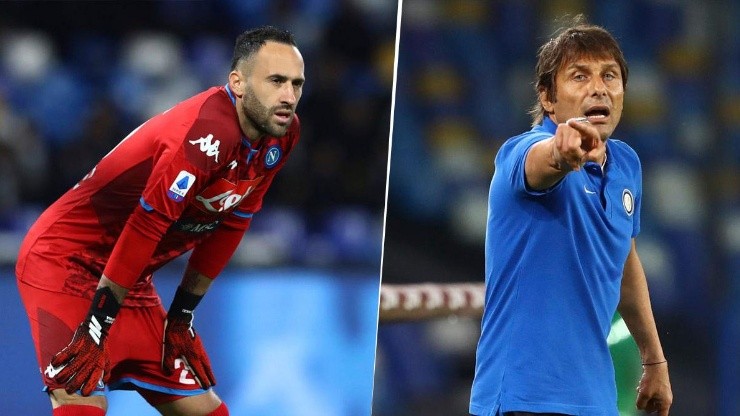 David Ospina y Antonio Conte.