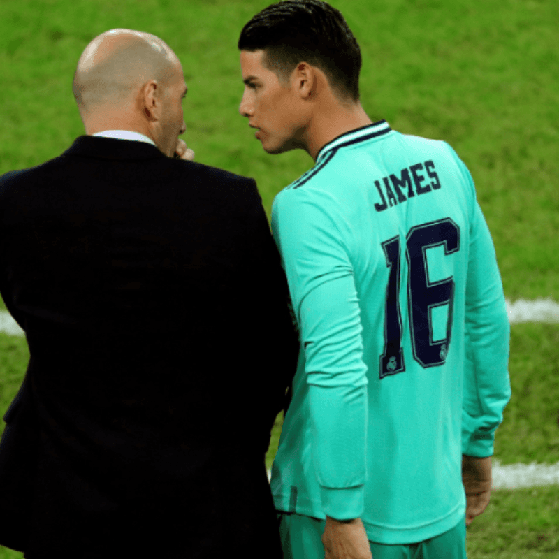 Habló Zidane y dejó claro el mensaje para James Rodríguez