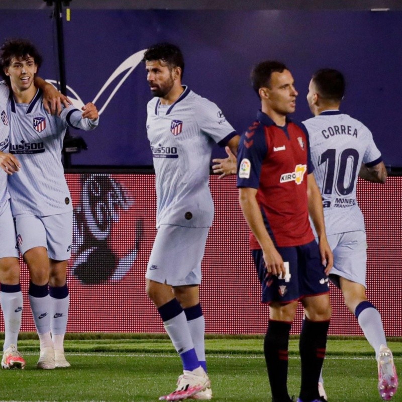 Atlético Madrid, el que mejor volvió: le hizo cinco goles al Osasuna