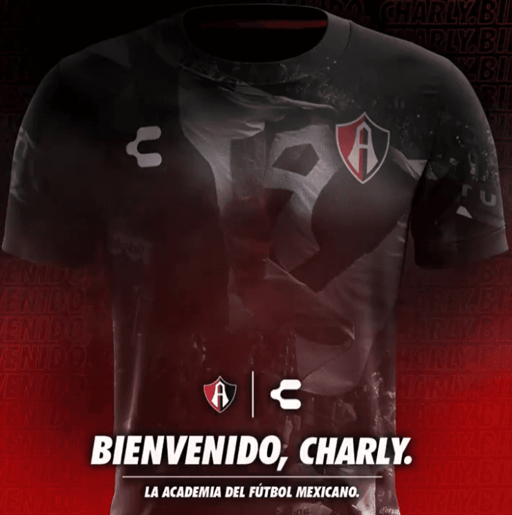 Atlas presentó a Charly como su nueva marca deportiva hace unos días (Foto: Captura Twitter de Atlas)