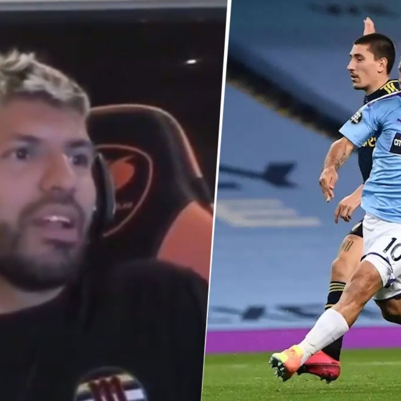 Agüero prendió la cámara y analizó su partido de ayer: "Qué gol me erré"