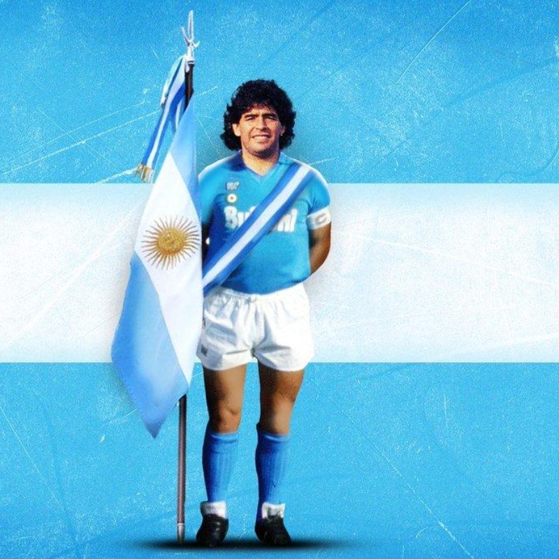 En el Día de la Bandera, el Napoli metió el mejor saludo de todos