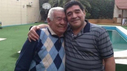 El padre de Diego falleció en el 2015 a los 87 años de edad