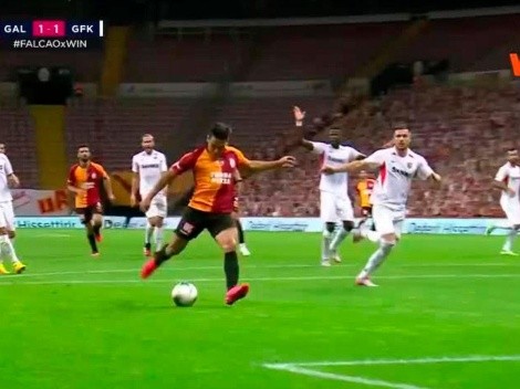 Ruge fuerte, Falcao: el Tigre gritó gol en Turquía contra el Gaziantep