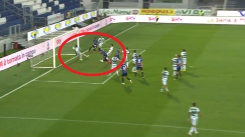 Así fue el segundo gol de Duván Zapata en el Atalanta vs. Sassuolo.