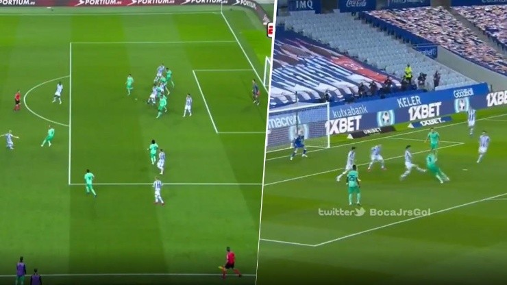 A la Real Sociedad le anularon un gol y en la siguiente acción Real Madrid estiró la ventaja