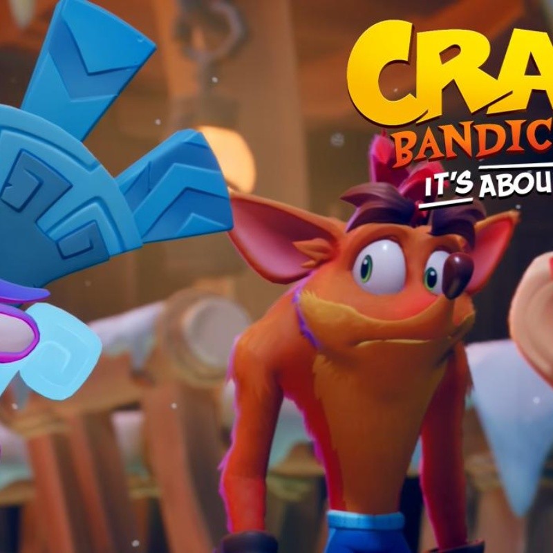 Primer vistazo al trailer y jugabilidad del nuevo Crash Bandicoot 4: It's About Time