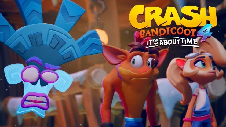 Primer vistazo al trailer y jugabilidad del nuevo Crash Bandicoot 4: It's About Time