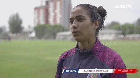 La mediocampista dio sus primeras palabras como nueva jugadora de Chivas Femenil