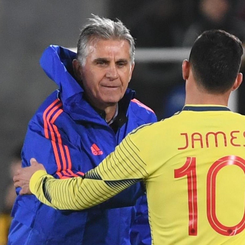 James confirmó si le dijo a Queiroz que solo jugaba de titular en la Selección