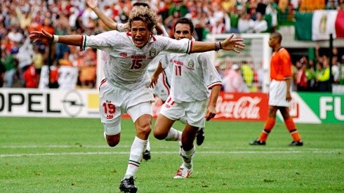 Luis 'Matador' Hernández firmó el 2-2 ante Holanda en el Mundial de Francia 98. Foto: Getty Images