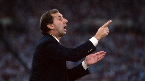 Carlos Bilardo en el Mundial de Italia 1990.