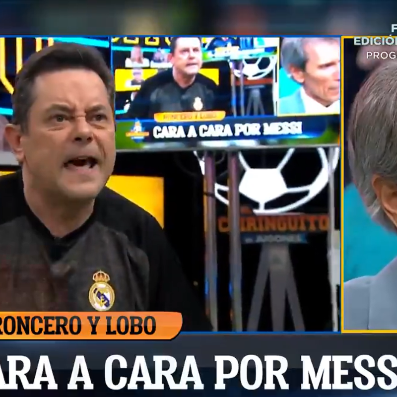 Defendieron a Messi y Roncero estalló: "Que no es Dios"