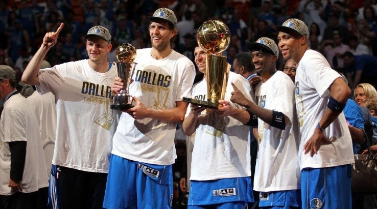 Dirk Nowitzki was named Finals MVP. (Getty)