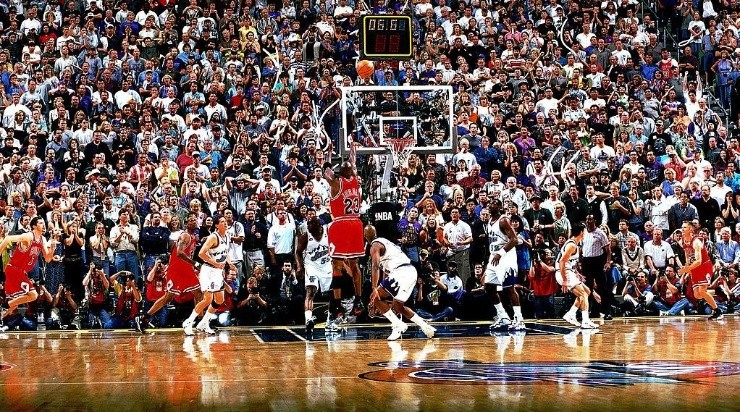 Michael Jordan retired after that season. (Getty)