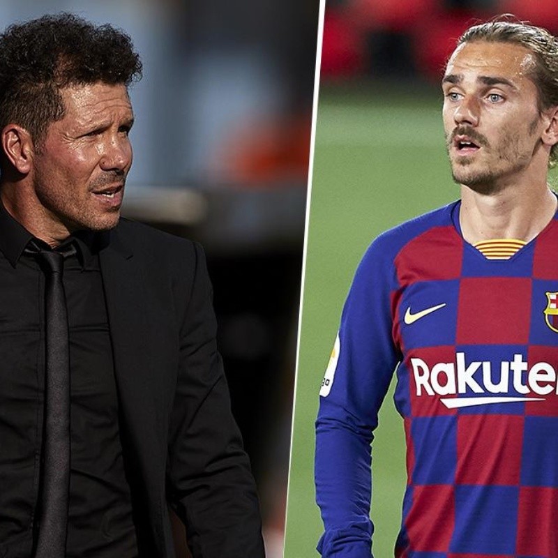 Simeone volvió a hablar sobre el cambio sobre el final de Antoine Griezmann