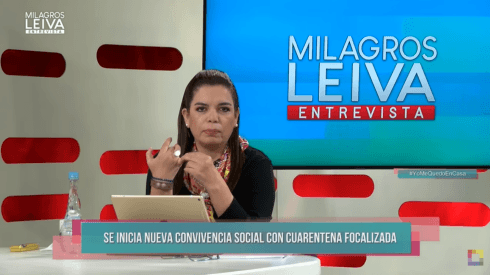 Milagros Leiva trabaja en Willax TV.