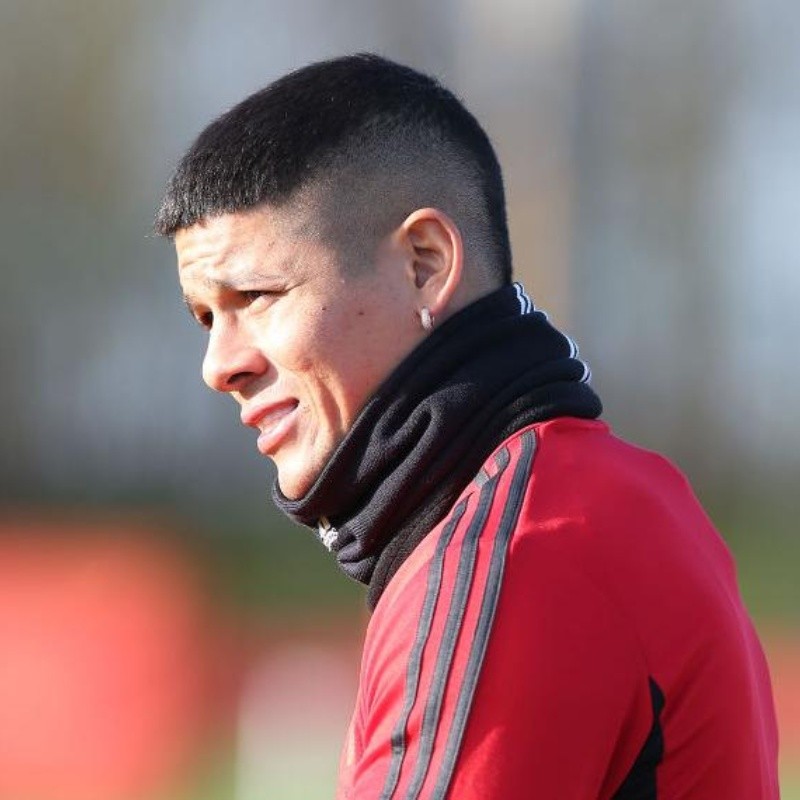 Marcos Rojo confirmó que lo llamó Riquelme pero que le dijo no a Boca