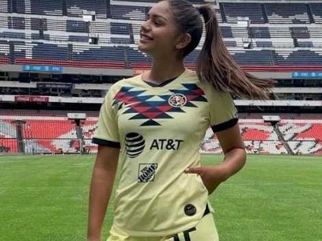 Jana Gutiérrez no se quiso perder el América-Toluca
