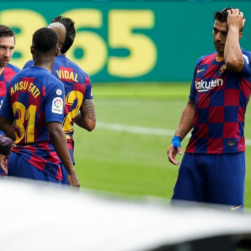 Quique Setién: "No voy a especular con el futuro de Messi"