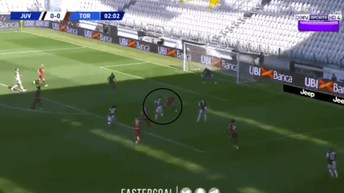 Dybala tardó 2 minutos en eludir a todos y clavar un golazo para Juventus