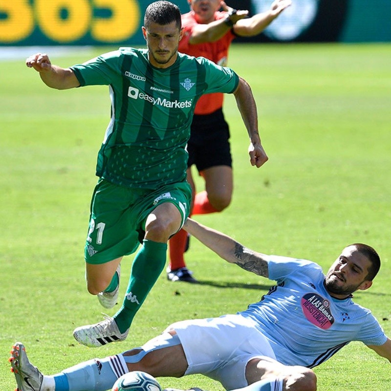 Guido Rodríguez, el mejor hombre del Betis