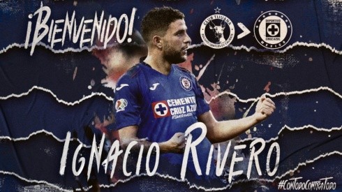 Ignacio Rivero elige su dorsal para el Apertura 2020 con Cruz Azul