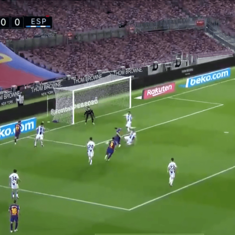 Suárez terminó con el caos y puso el 1 a 0 para el Barcelona