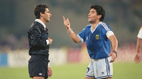 El doloroso posteo de Maradona recordando la final del Mundial 90