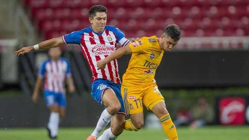 Leo Fernández fue titular en la victoria por 2 a 0 vs. Chivas (Foto: Twitter de Tigres)