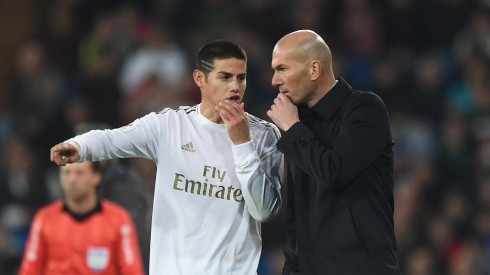 Zidane se cansó de que le pregunten por James: "No quiero hablar más de esto"