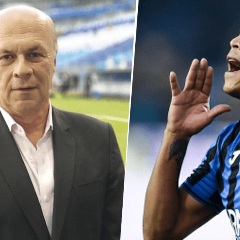 Carlos Antonio Vélez le tiró muchísimas flores a Muriel y sus actuaciones en el Atalanta