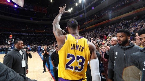 LeBron James, de Los Angeles Lakers (Getty)