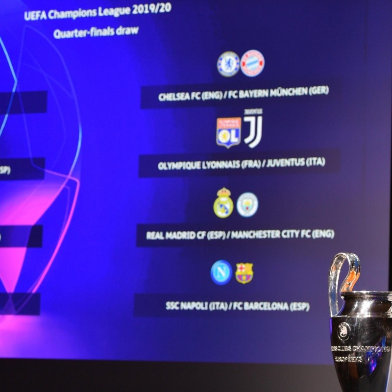 Sorteo de Champions League: todos los cruces desde cuartos de final