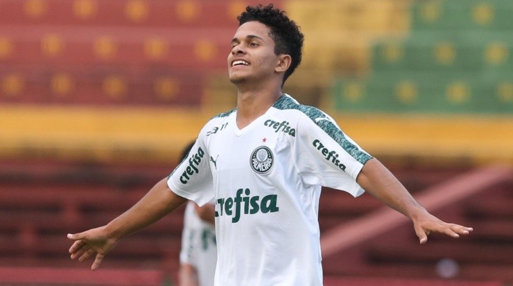 Gabriel Silva tem fama de crescer em jogos grandes - Foto: Cesar Greco/Palmeiras.