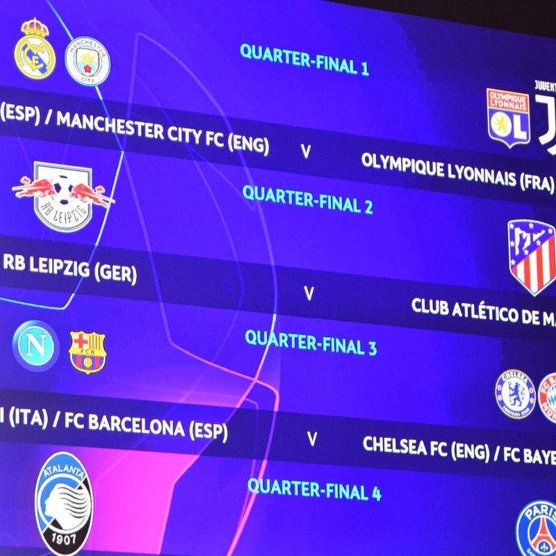 Día, horario y estadios de todos los cruces de Champions League