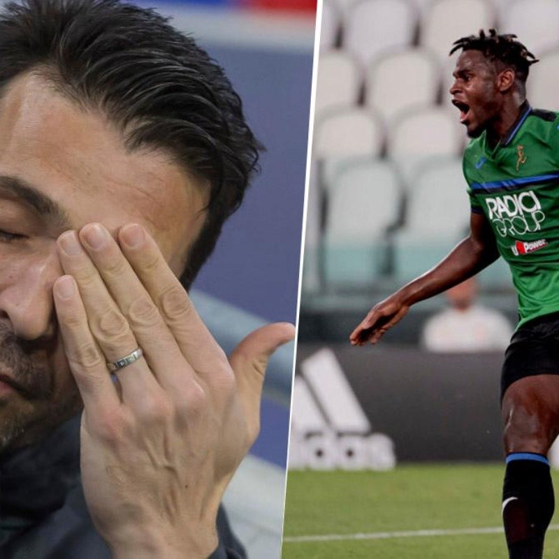 Mamma mia: la carita que puso Gianluigi Buffon al ver el golazo de Duván Zapata