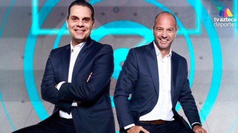 Christian Martinoli y Luis García arrasaron con Televisa Deportes en el rating de la Copa por México. FOTO: Azteca Deportes