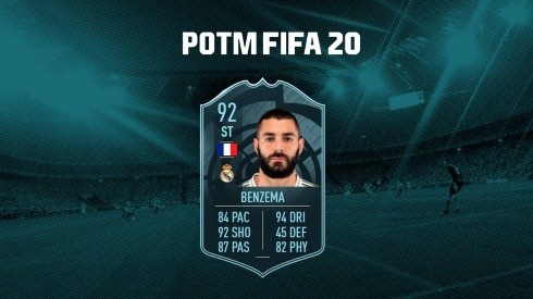 Benzema es el nuevo POTM para el Ultimate Team del FIFA 20 ¡SBC baratísimo!