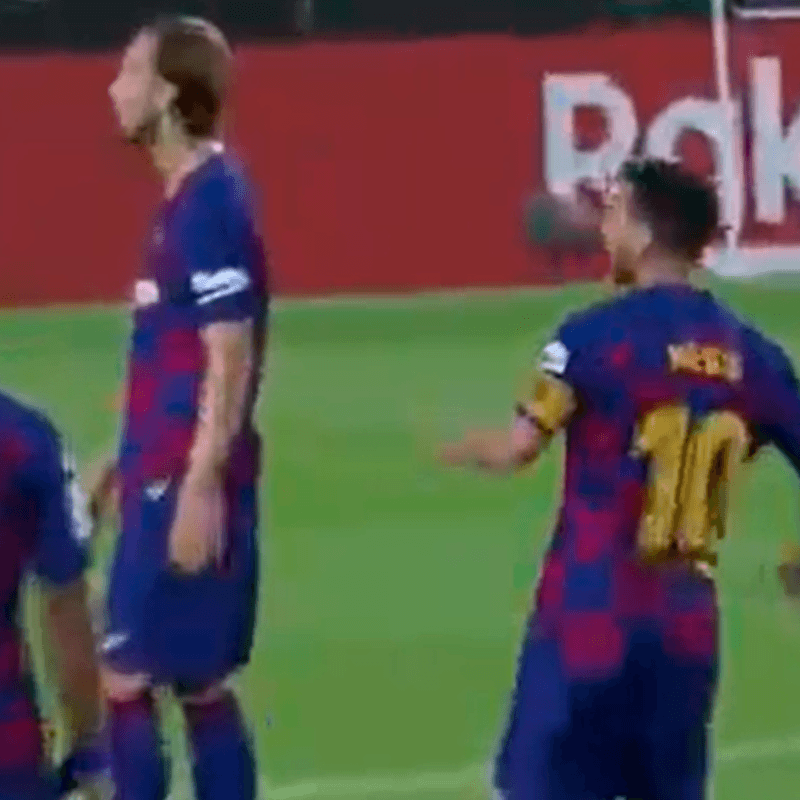 Nunca lo vimos así: el "festejo" de Messi después de su golazo de tiro libre