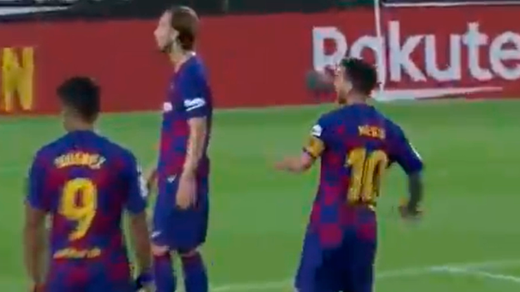 Nunca lo vimos así: el "festejo" de Messi después de su golazo de tiro libre