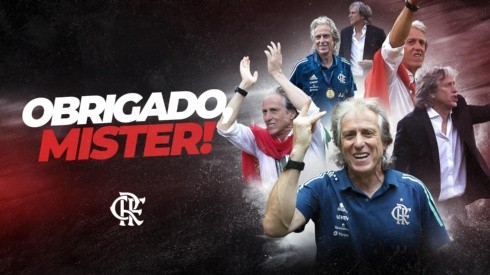 El rumor se hizo realidad: Flamengo oficializó la salida de Jorge Jesús