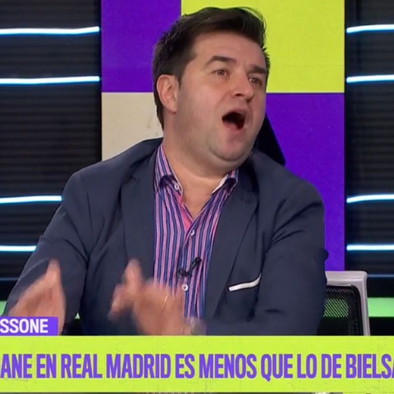 Balassone: "Lo de Zidane en Real Madrid es menos que lo de Bielsa en Leeds"