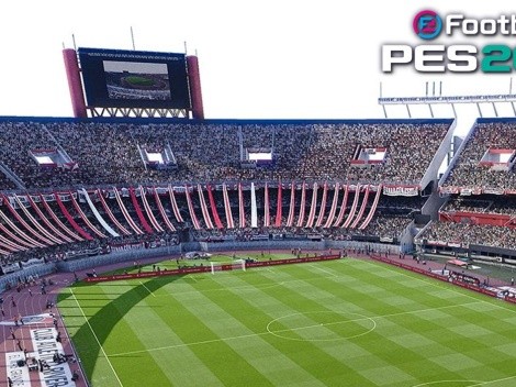 Primer vistazo al nuevo diseño visual del Estadio Monumental de River en el PES 2021
