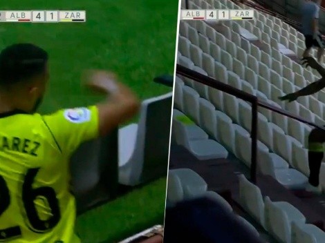Luis Suárez se salió de casillas y arrojó la camiseta del Zaragoza al suelo