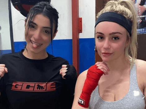 Monique Bovino, la boxeadora más hermosa, presentó nueva compañera de gimnasio
