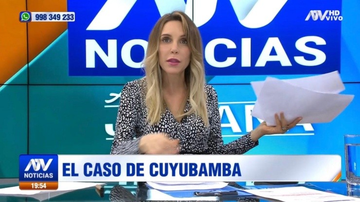 Juliana Oxenford es presentadora en ATV.