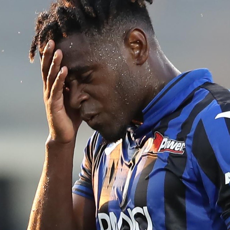 Alarma en Atalanta: DT confirma lesión de Duván Zapata