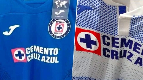 Las playeras de Cruz Azul para el torneo Guard1anes 2020 se filtraron este martes en redes sociales. (Twitter)
